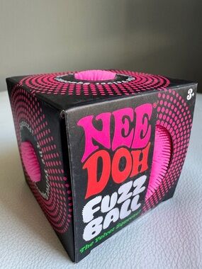 SHIPS TODAY! Nee Doh Fuzz Ball pink Squishy Easter Fidget TikTok Viral Toy NEW